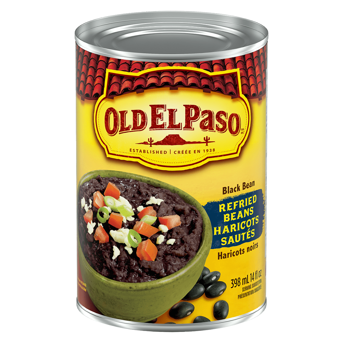 Refried Black Beans & Simple and Delicious Old El Paso